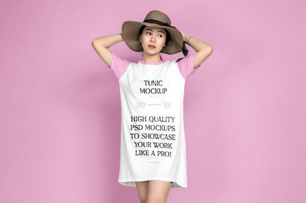 高质感长裙睡衣样机