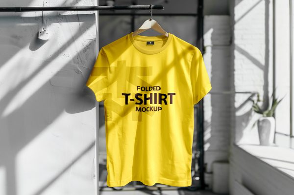 高质感悬挂t恤样机