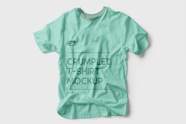 高质感圆领T恤样机