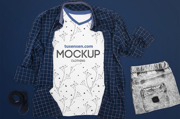 高质感T恤衬衫样机