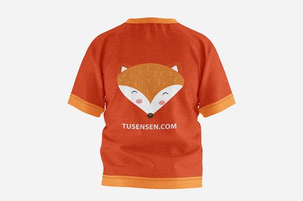 高质感儿童T恤样机3组