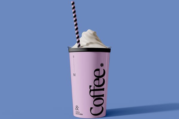 高质感咖啡杯奶茶杯样机