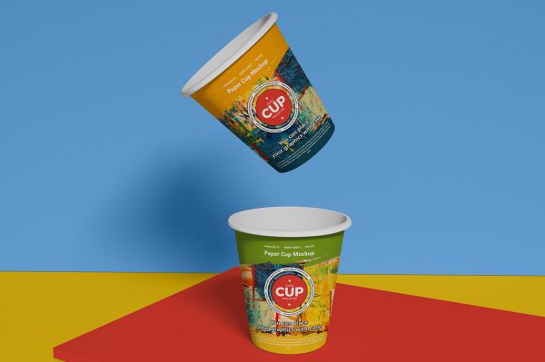 高质感一次性纸杯样机
