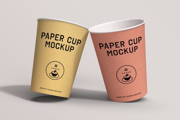 高质感一次性纸杯样机