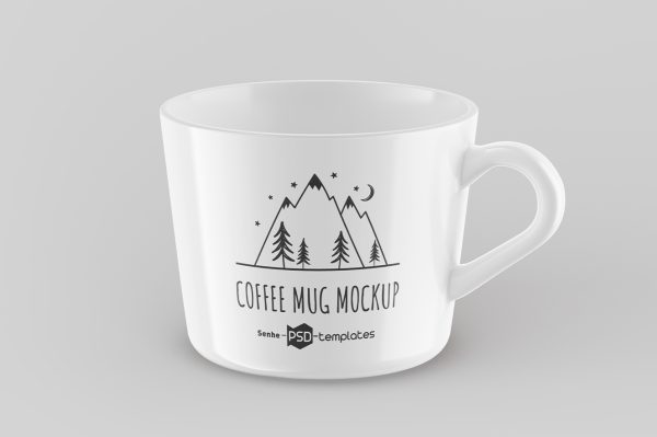 高质感咖啡杯马克杯样机3组