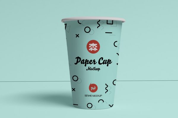 高质感一次性纸杯样机