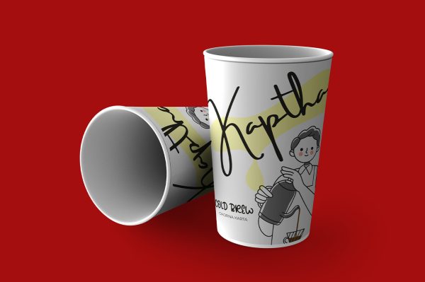 高质感一次性纸杯样机