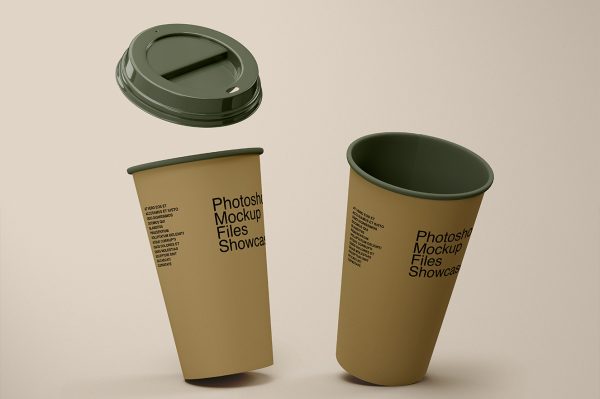 高质感咖啡杯奶茶杯饮品杯样机