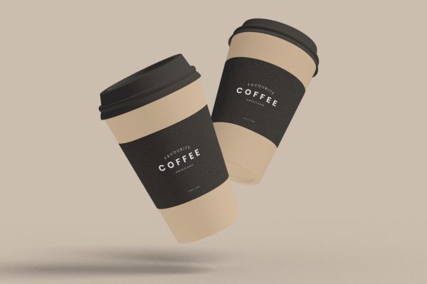 高质感咖啡杯奶茶杯样机