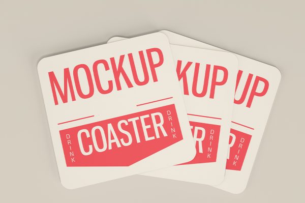 方形饮料杯垫2组