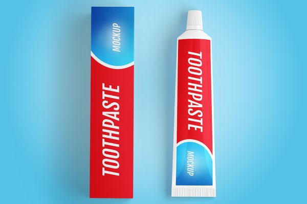 牙膏包装盒样机3组