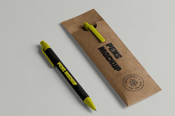 带笔盒的圆珠笔样机