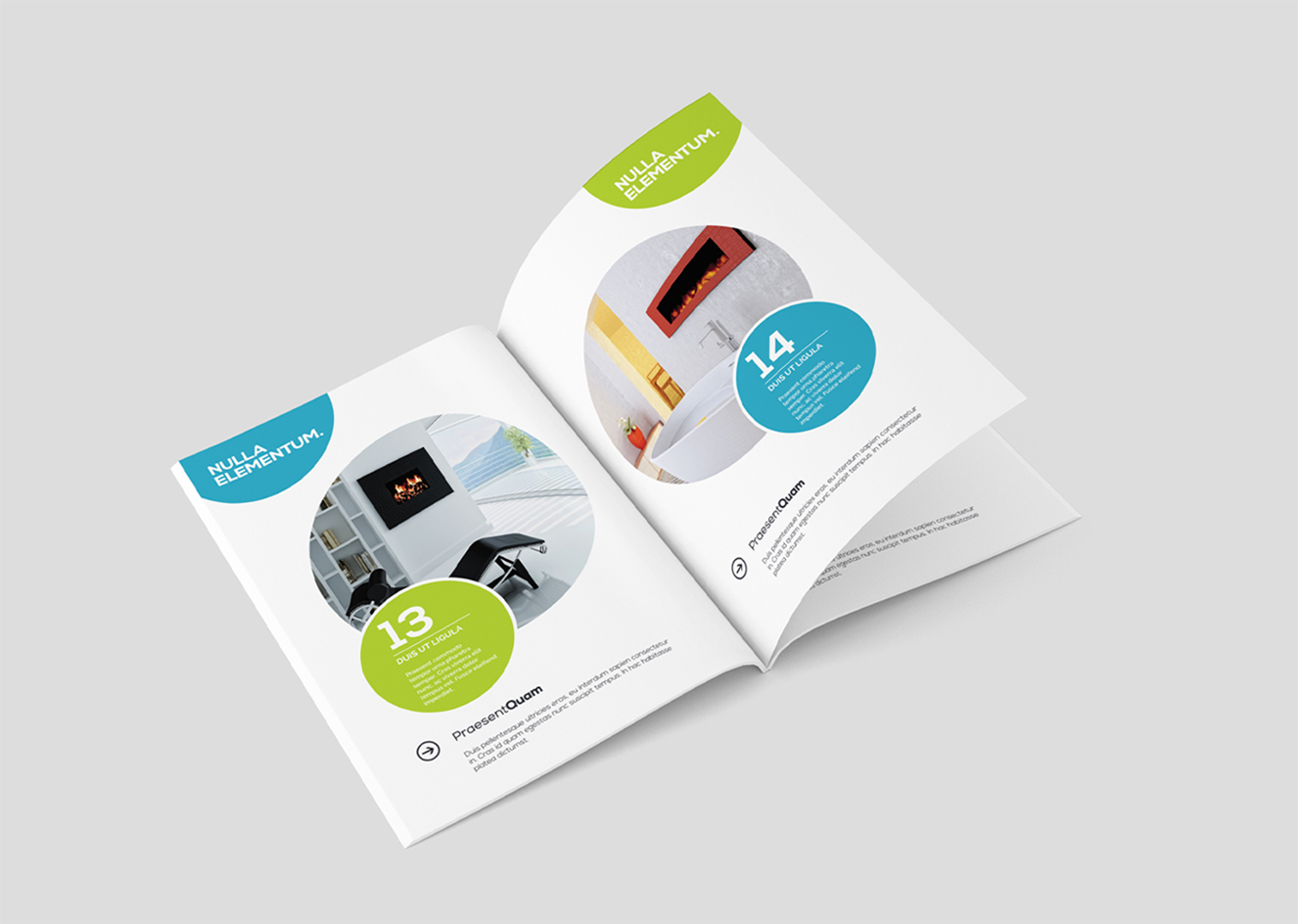 A5杂志画册样机3组插图