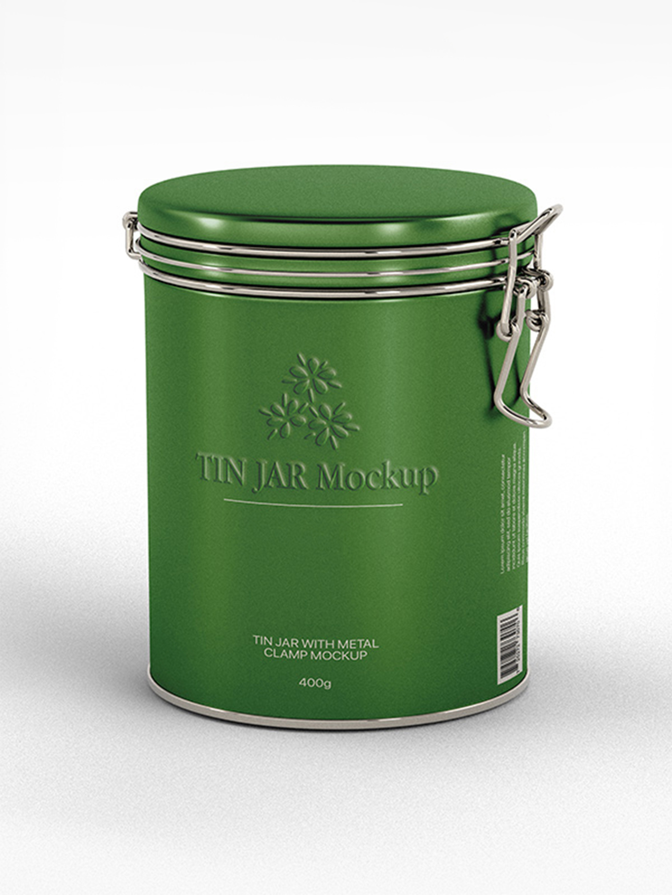 铁罐茶叶罐样机插图