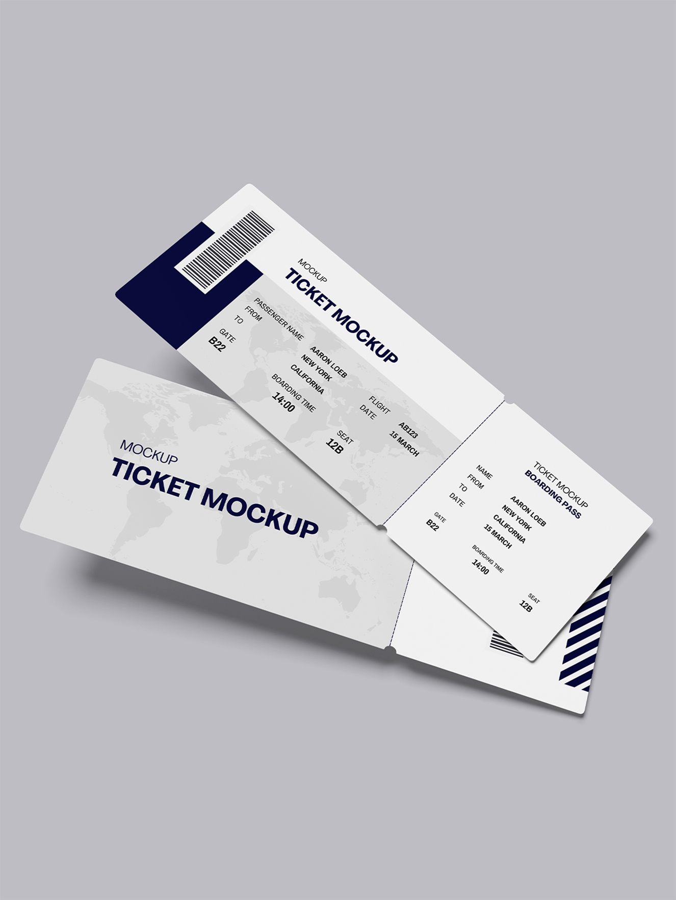 门票票证样机插图