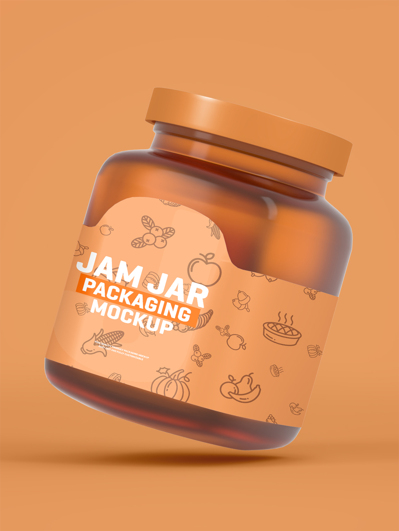 高级感果酱玻璃罐样机5组插图1