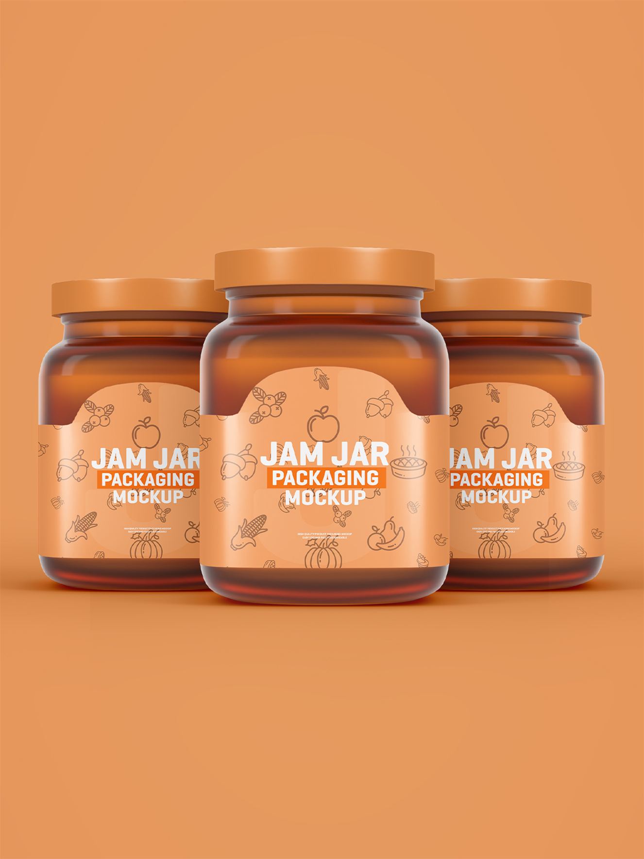 高级感果酱玻璃罐样机5组插图3