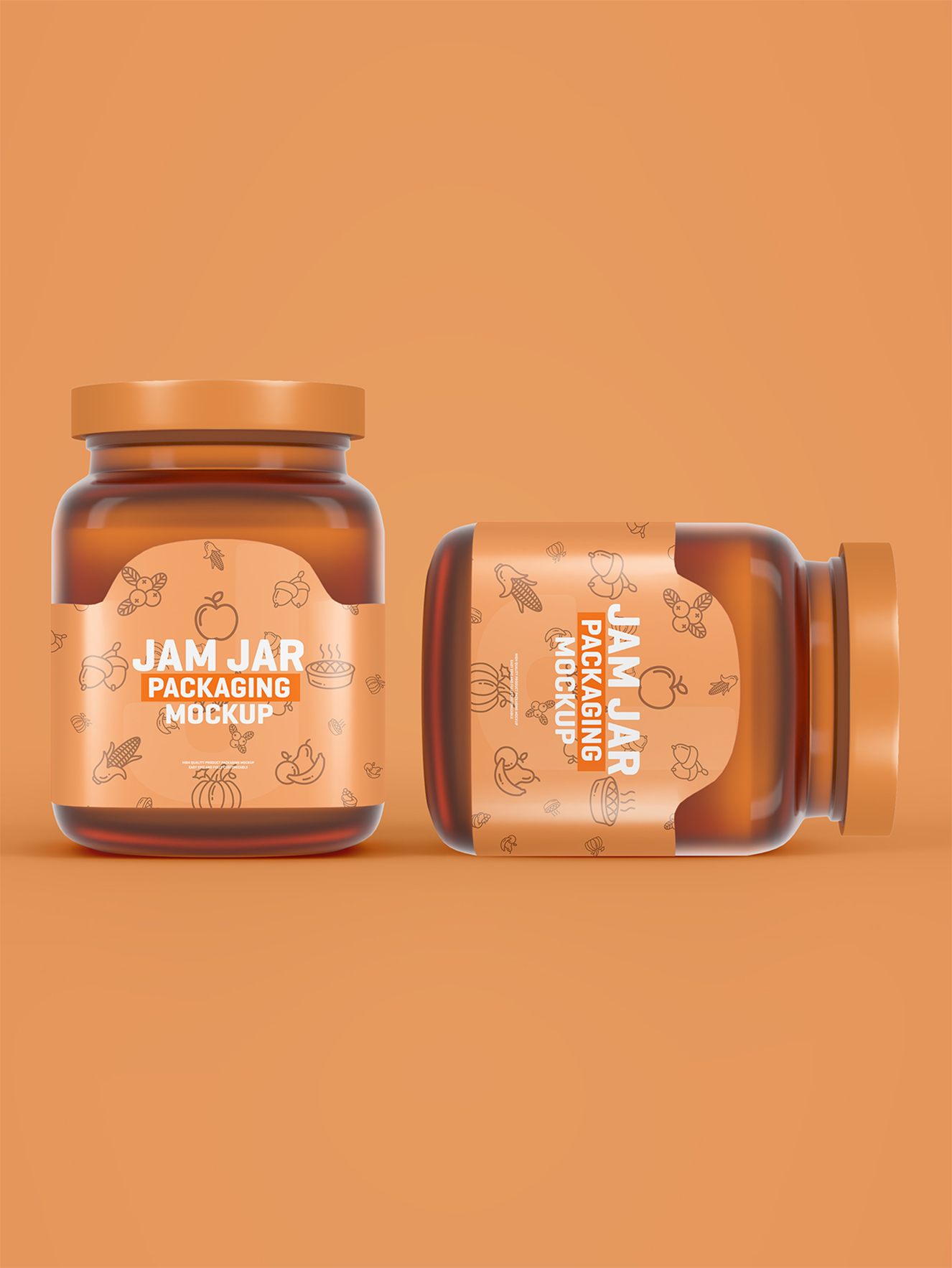 高级感果酱玻璃罐样机5组插图4