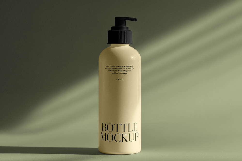 高质量按压瓶洗发水沐浴露样机插图