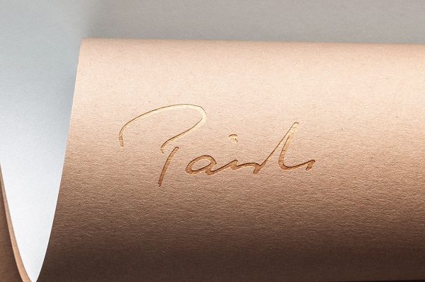 高质感纹理烫金LOGO样机