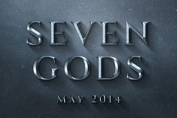 金属石材立体LOGO样机