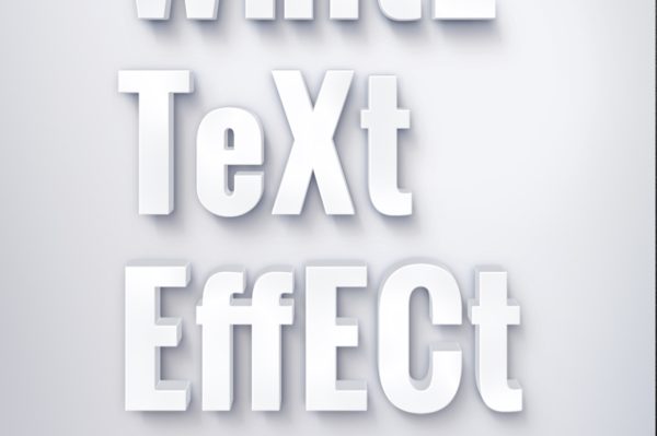 白色墙面立体LOGO样机