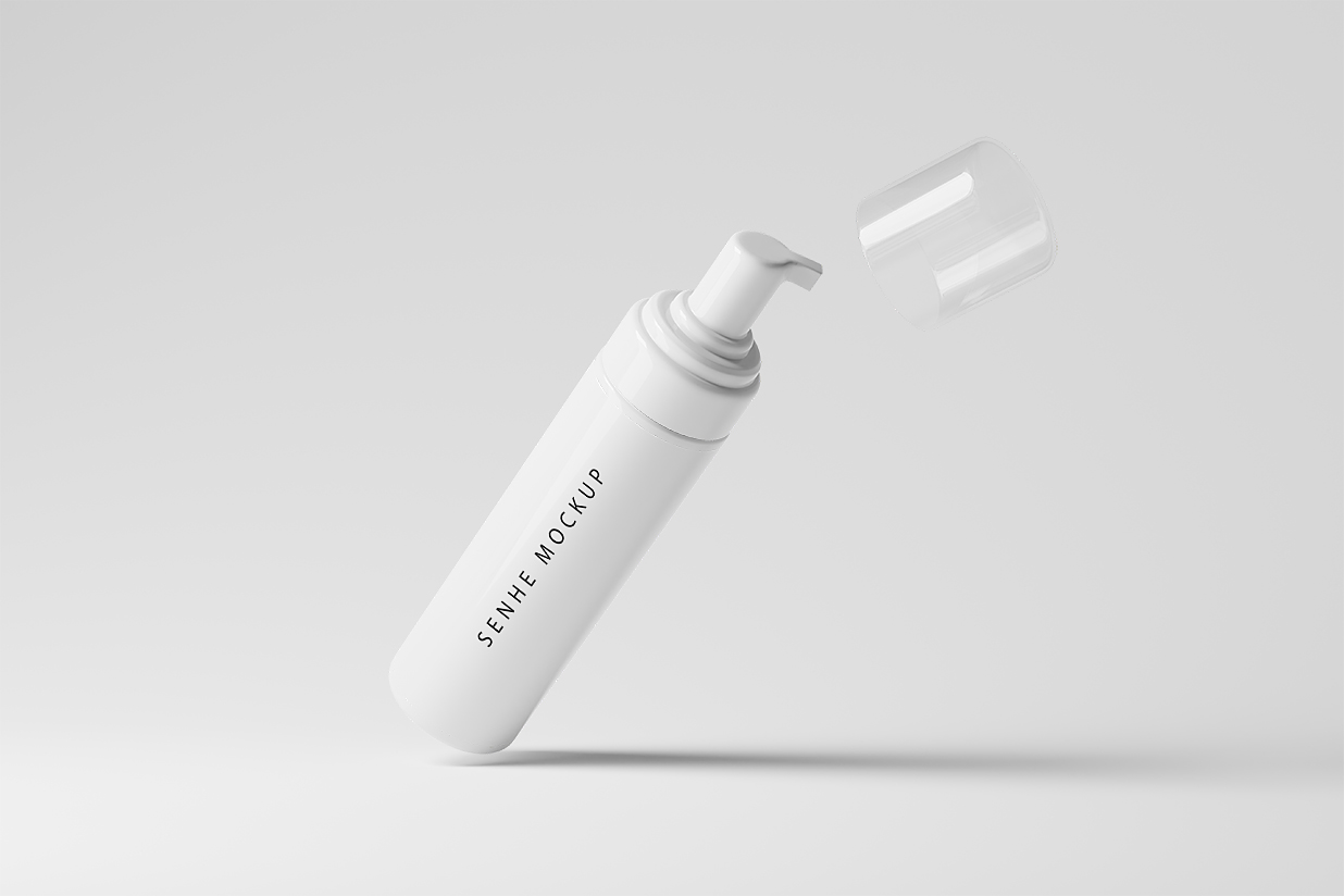 高质感剃须膏洗面奶按压瓶样机8组插图1