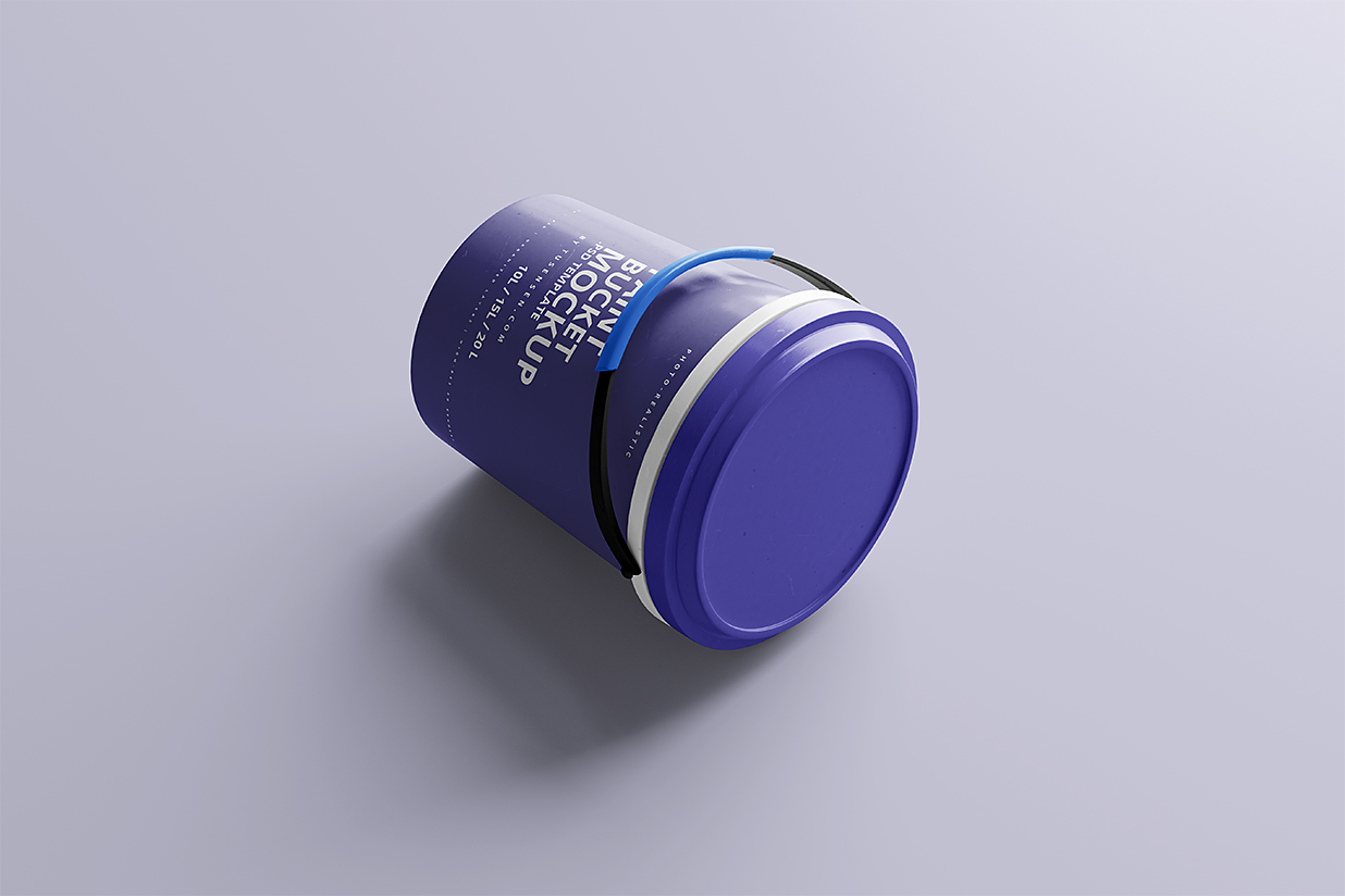 高质感油漆桶油漆罐样机5组插图2