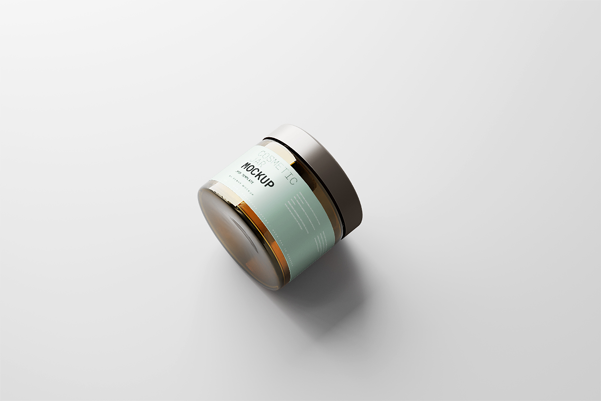 高质感护肤品面霜罐乳液罐样机5组插图3