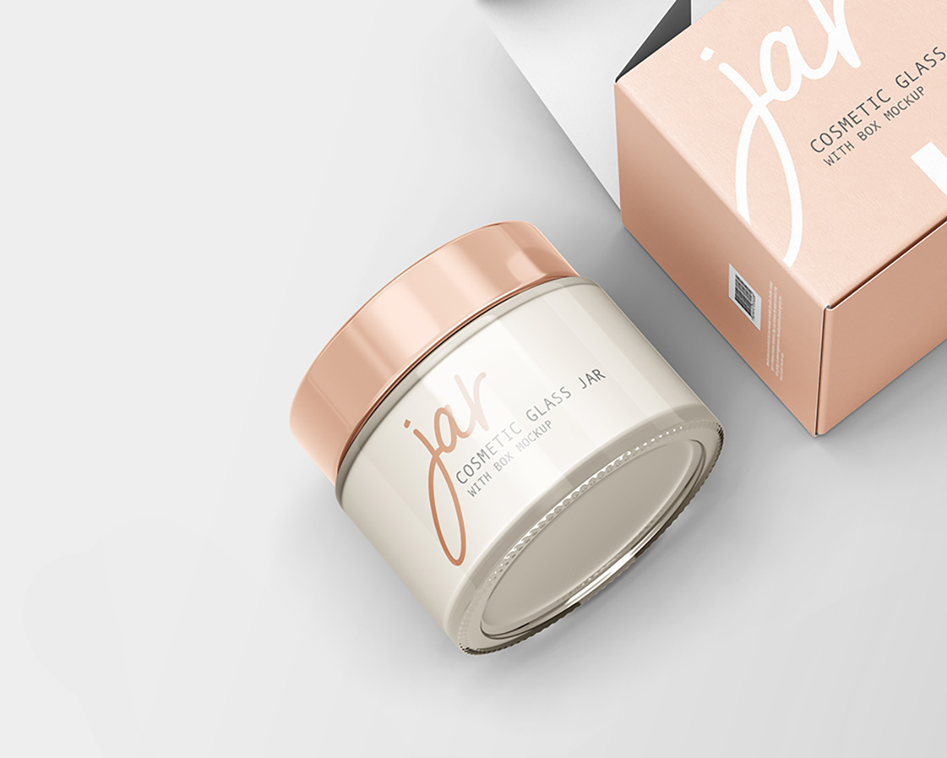 高质量带盒子的面霜样机插图2