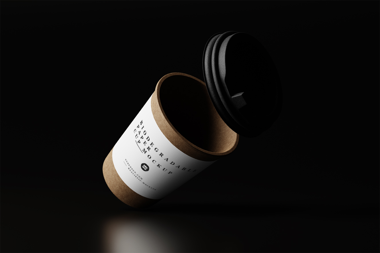 高质感咖啡杯饮品杯纸杯样机10组插图3