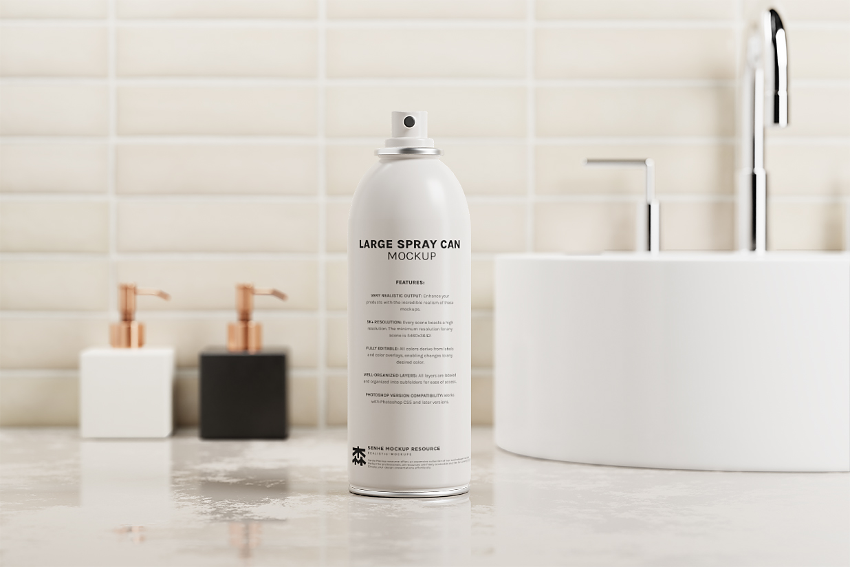 高质感喷雾罐样机8组插图6