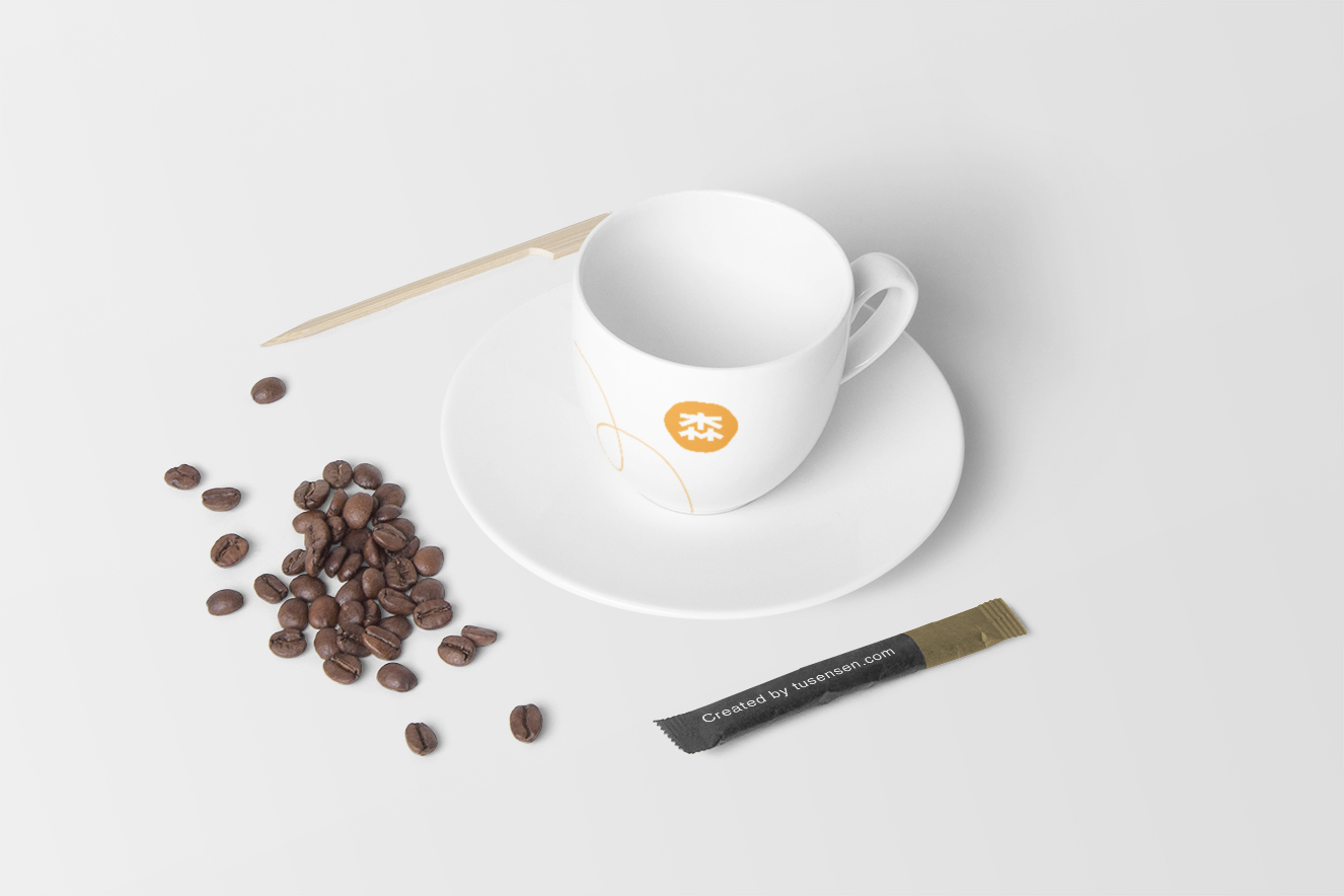 高质感茶杯咖啡杯样机插图