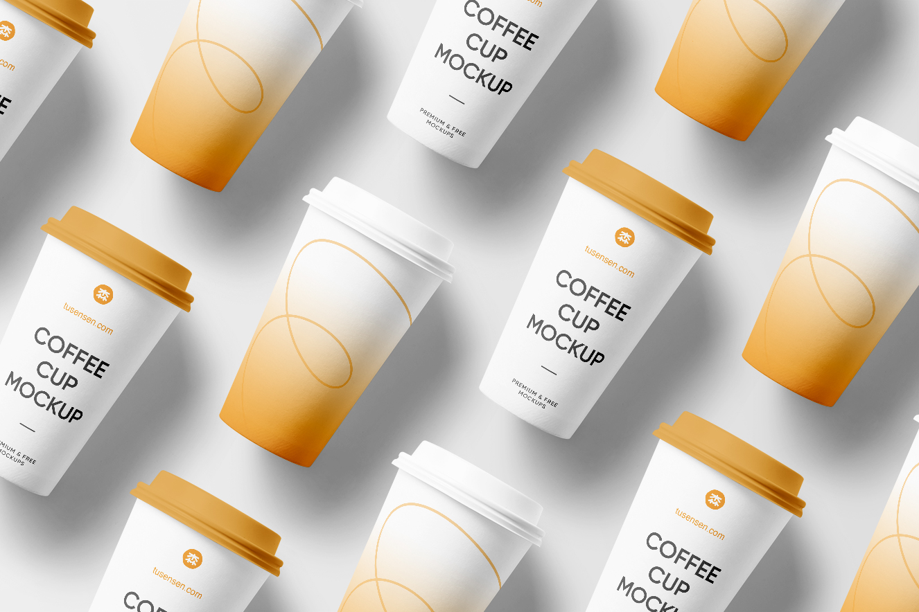 咖啡杯饮品杯样机插图