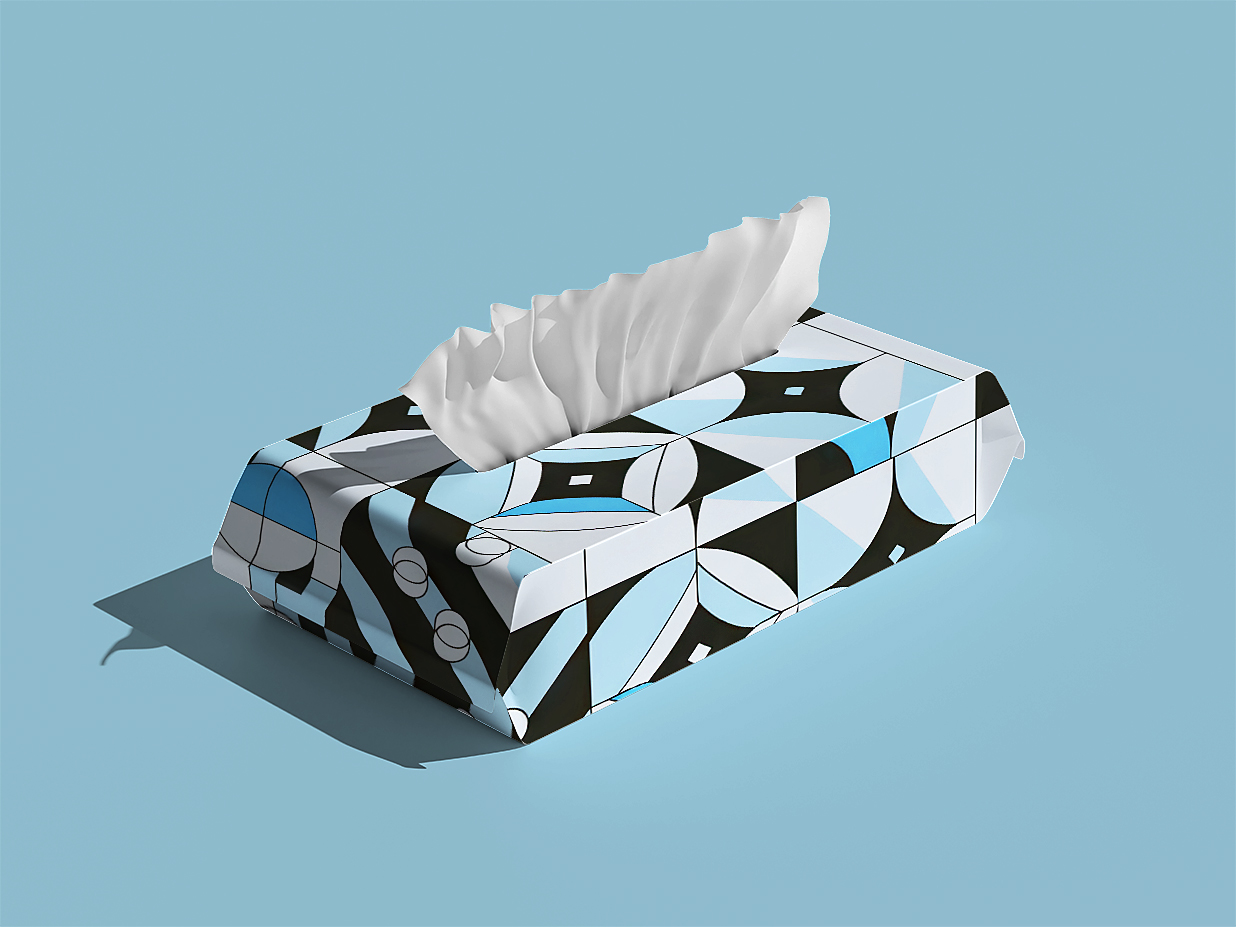 高质感卫生纸餐巾纸抽纸纸巾样机插图