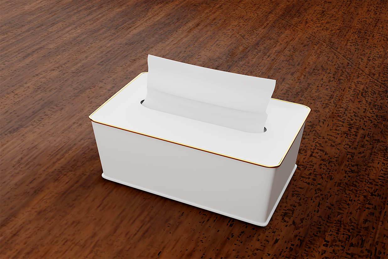 抽纸餐巾纸卫生纸纸盒样机4组插图