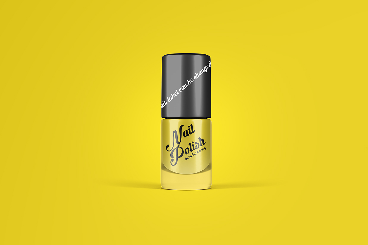 高质感化妆品指甲油瓶样机4组插图