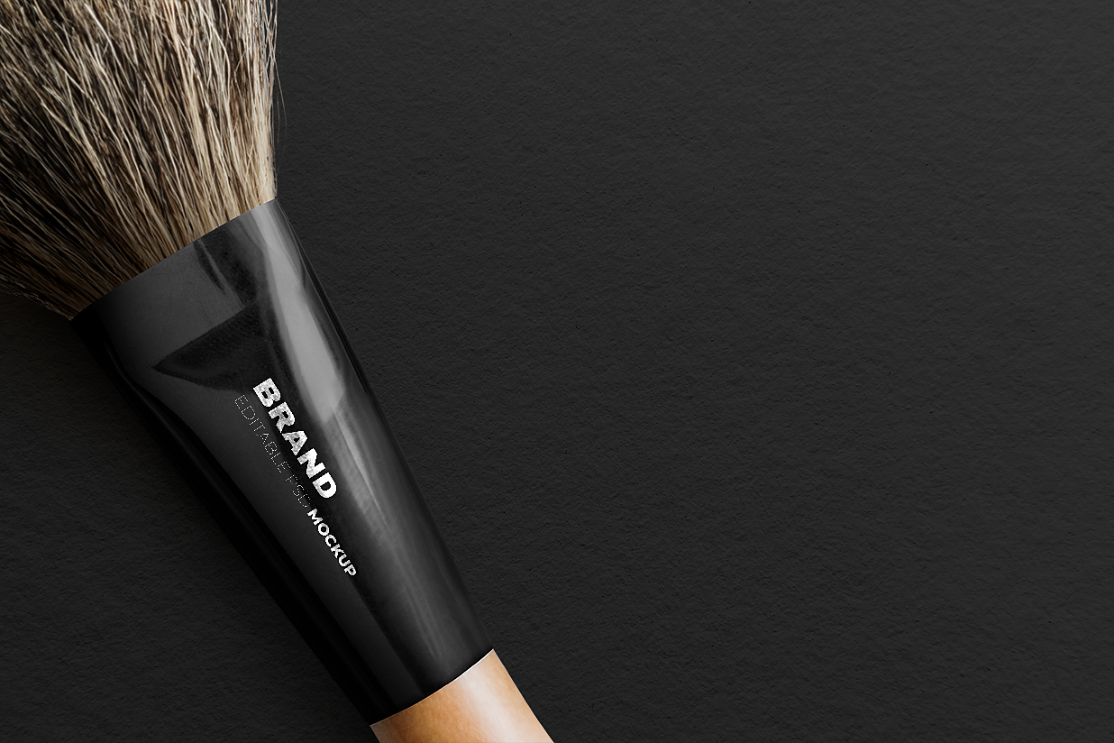 高质感化妆品化妆刷样机插图