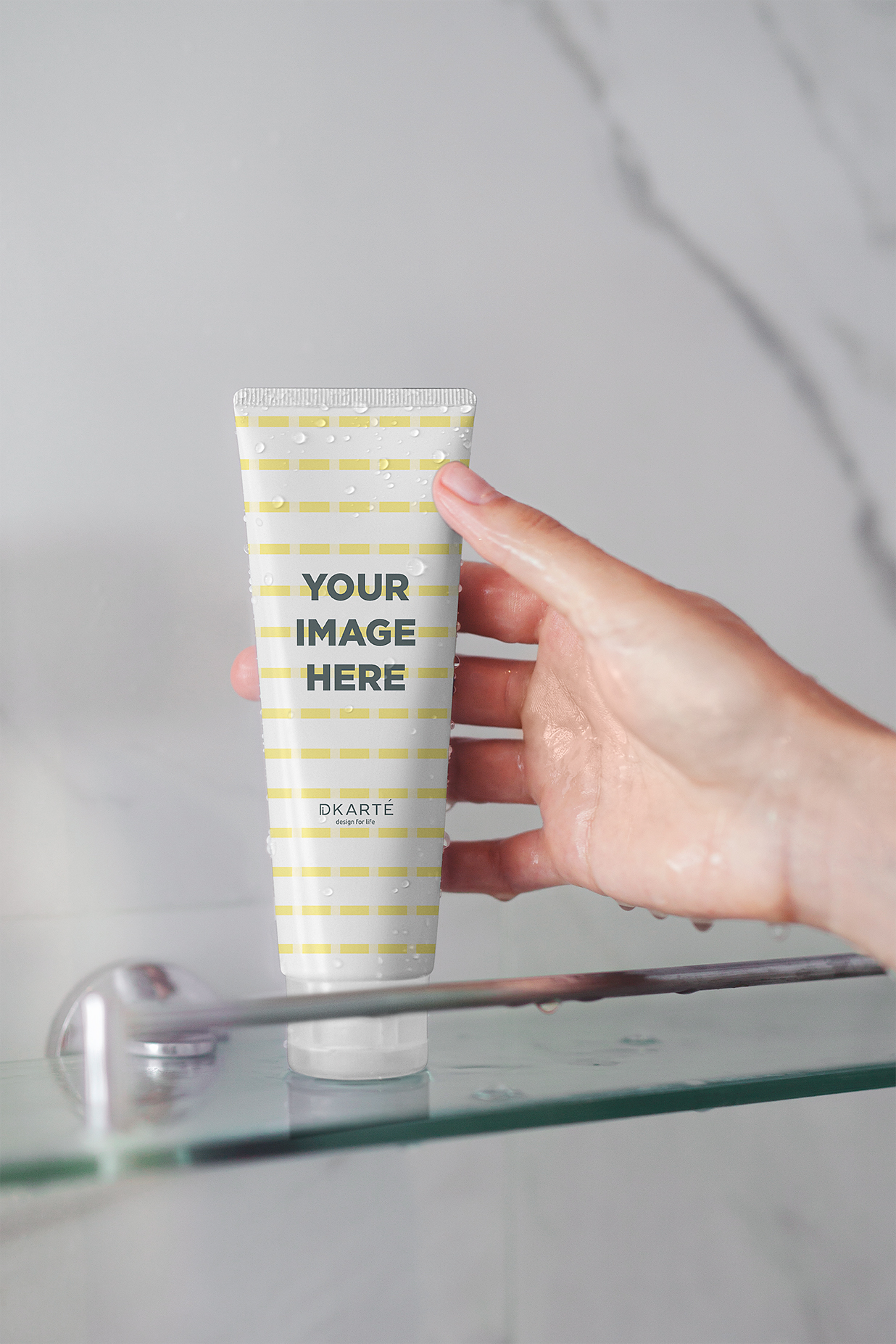 手握洗面奶软管样机6组插图