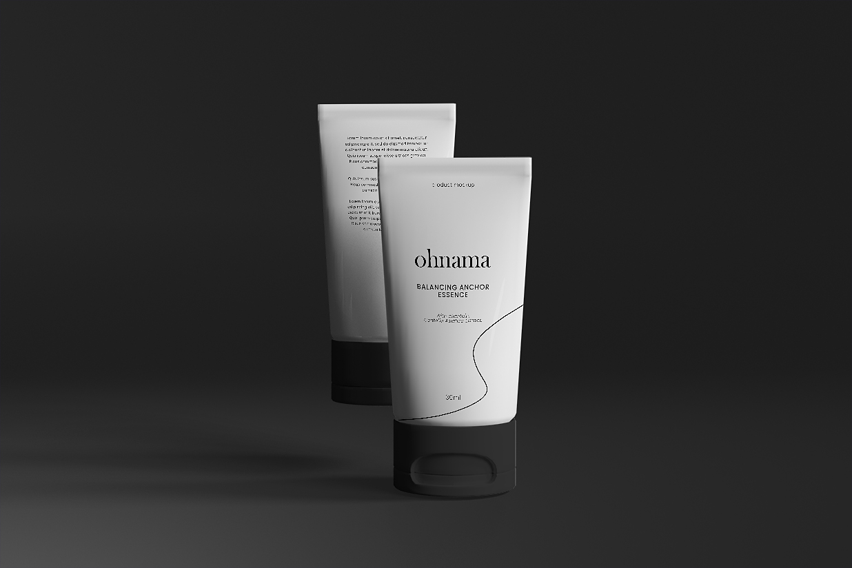 高质感洗面奶软管样机插图