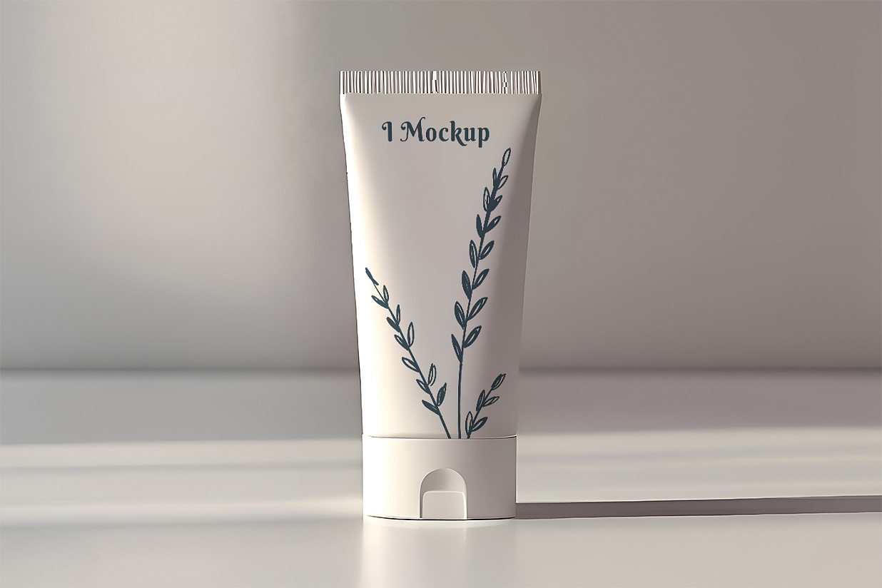 洗面奶软管样机插图