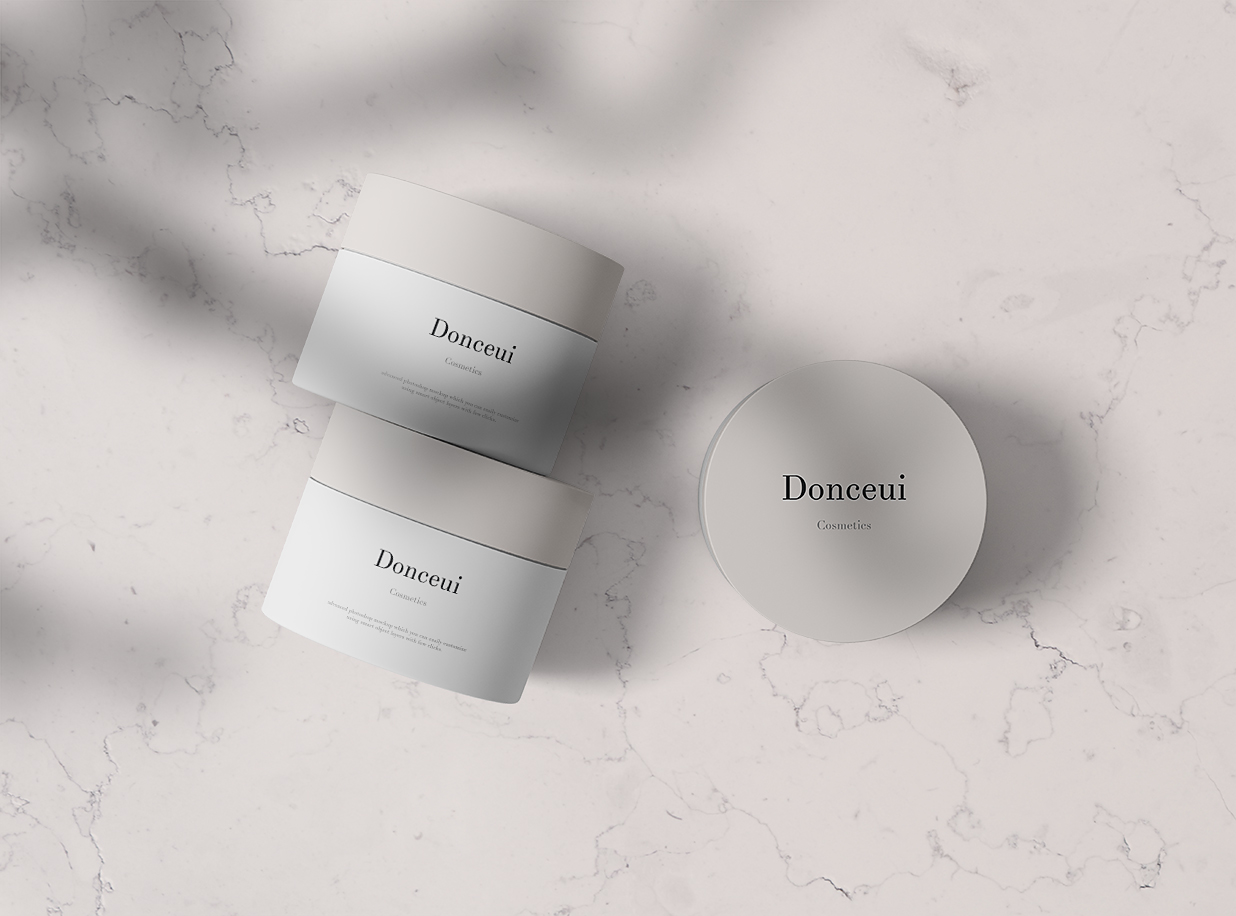 高质感面霜罐样机插图