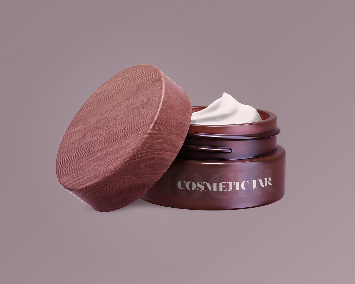 高质感护肤品面霜罐乳液罐样机插图