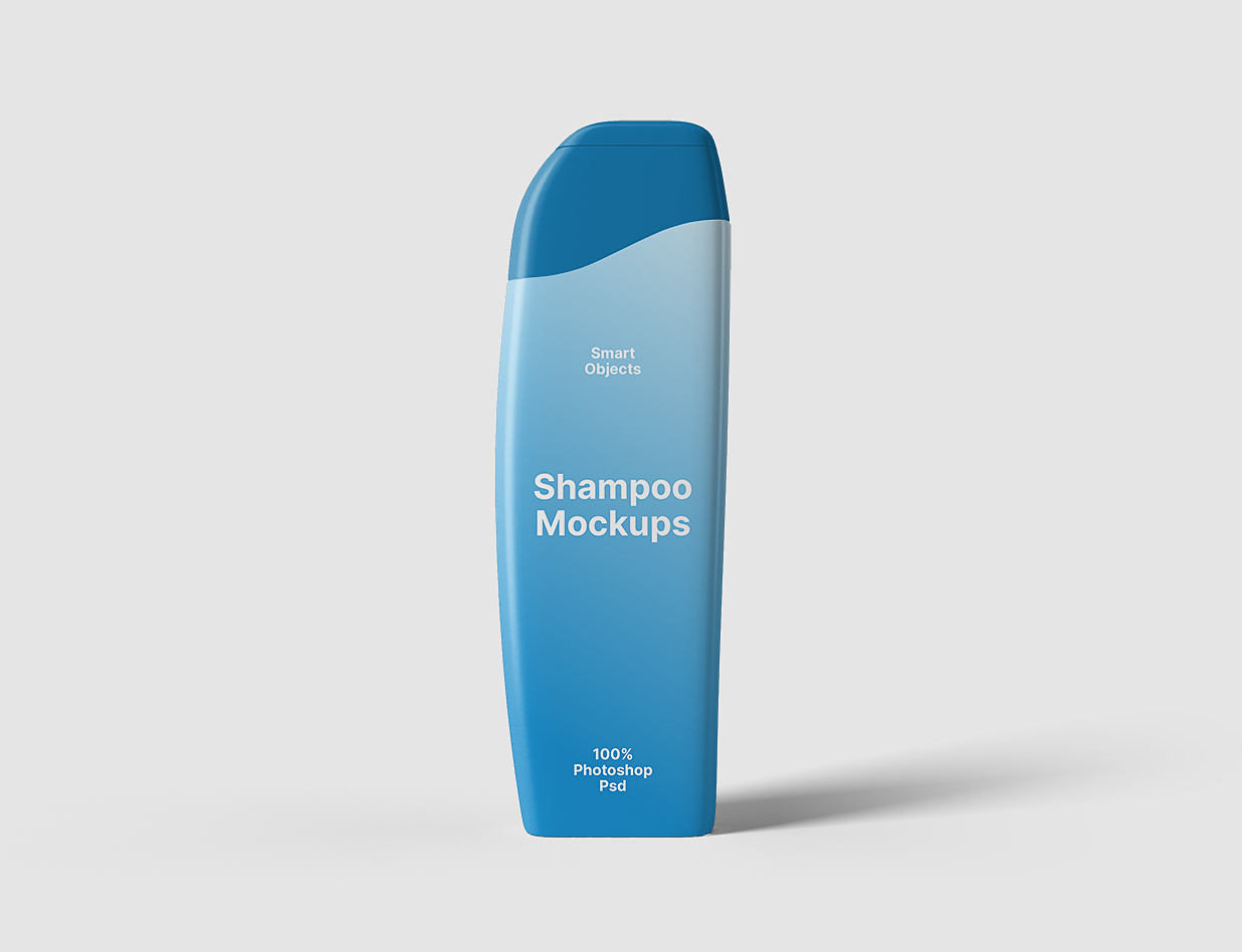 简约沐浴露洗发水盖开瓶样机2组插图