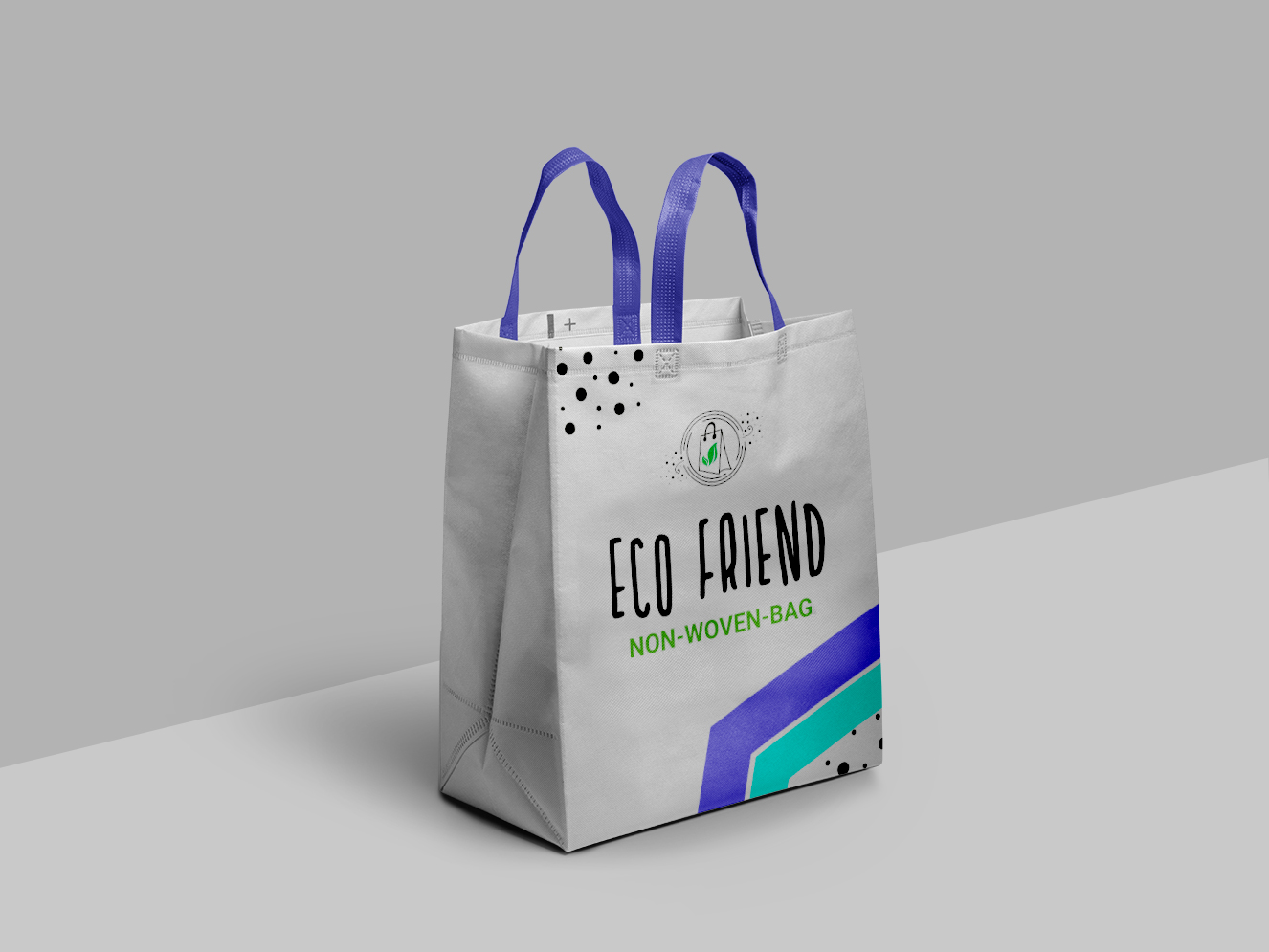 高质感环保手提购物袋样机插图