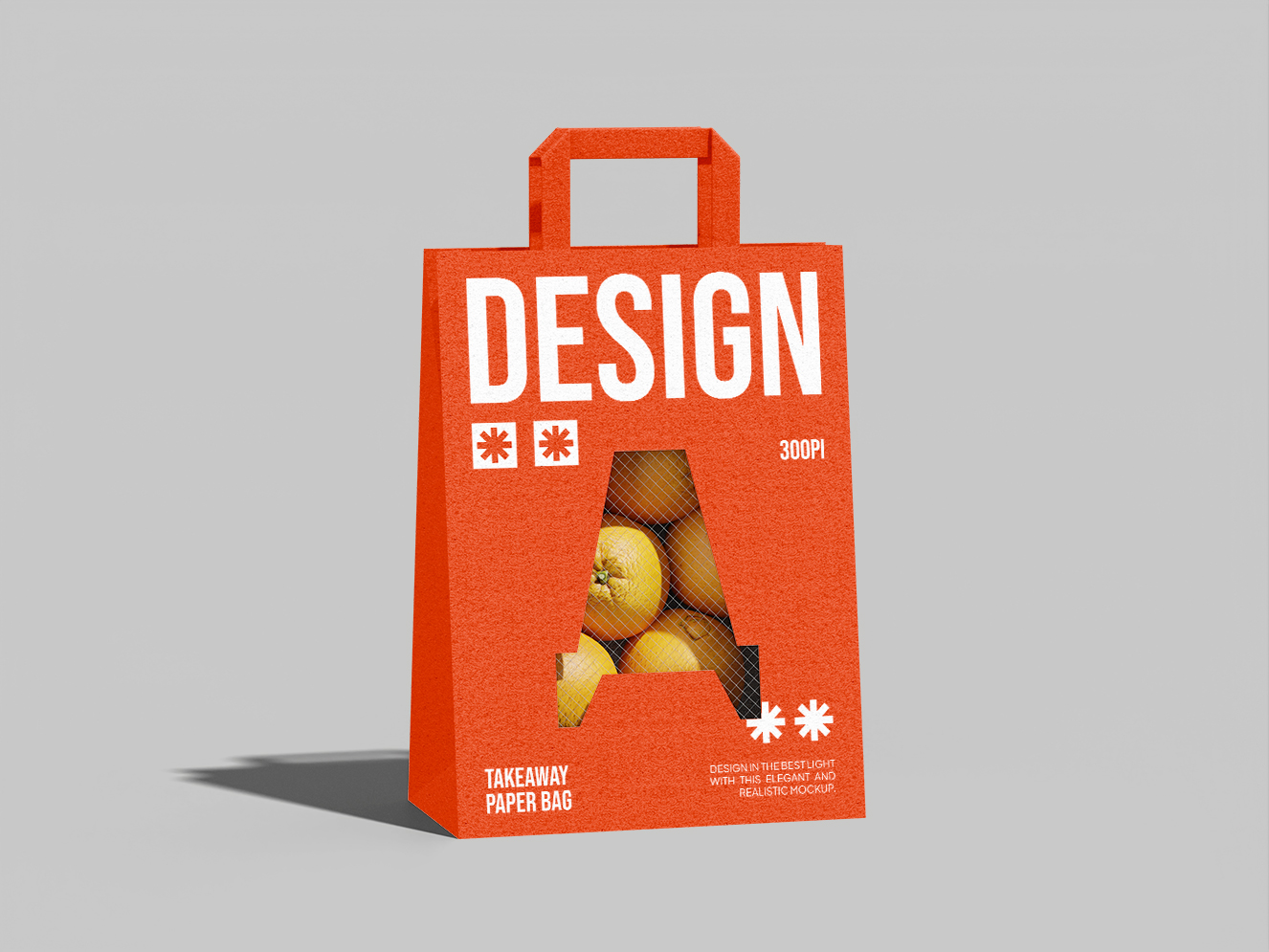 高质感外卖手提纸袋样机2组插图