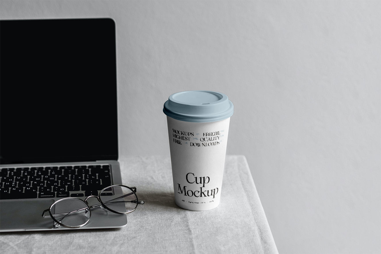 高质感咖啡杯饮品杯纸杯样机插图