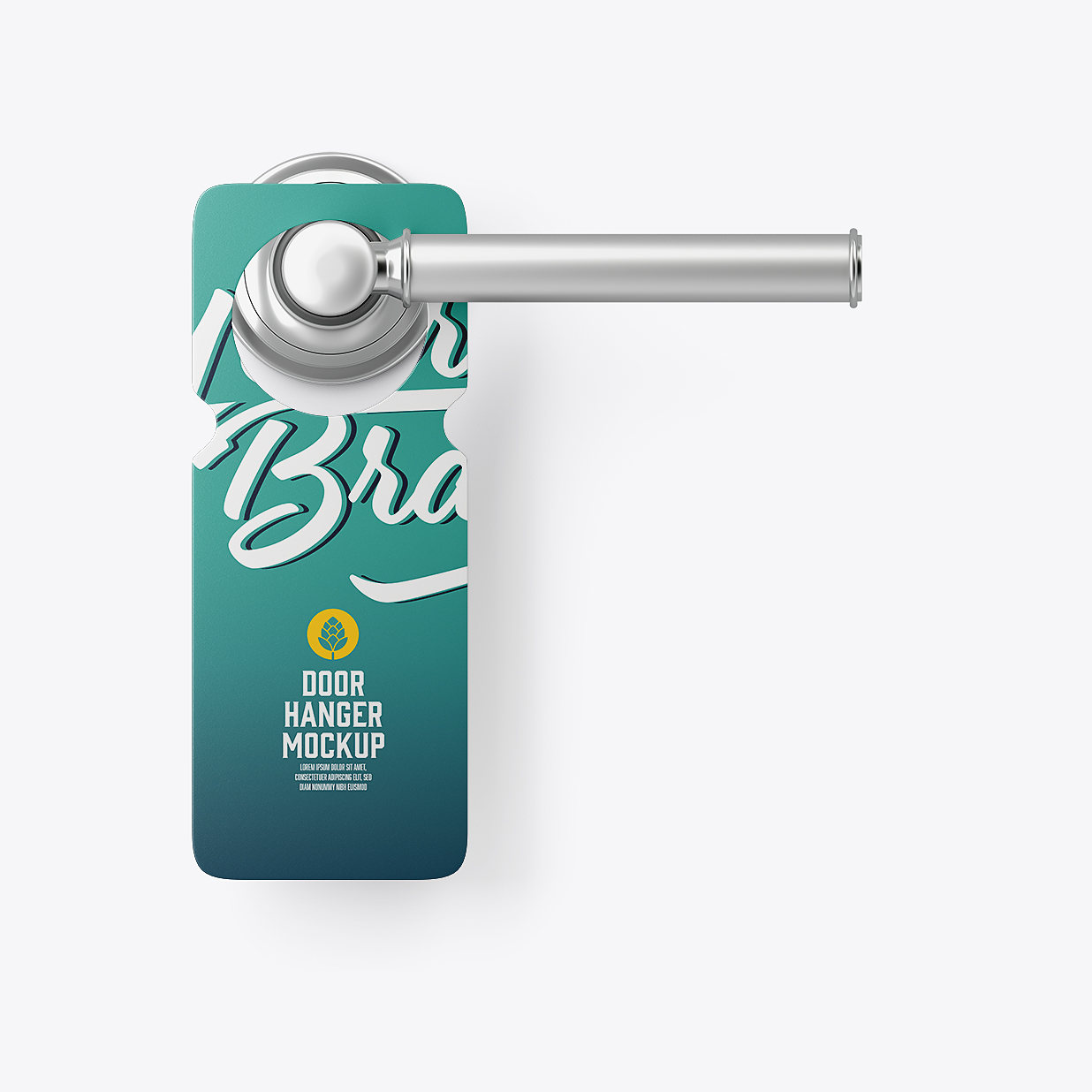 酒店名宿金属门把手挂牌样机4组插图2