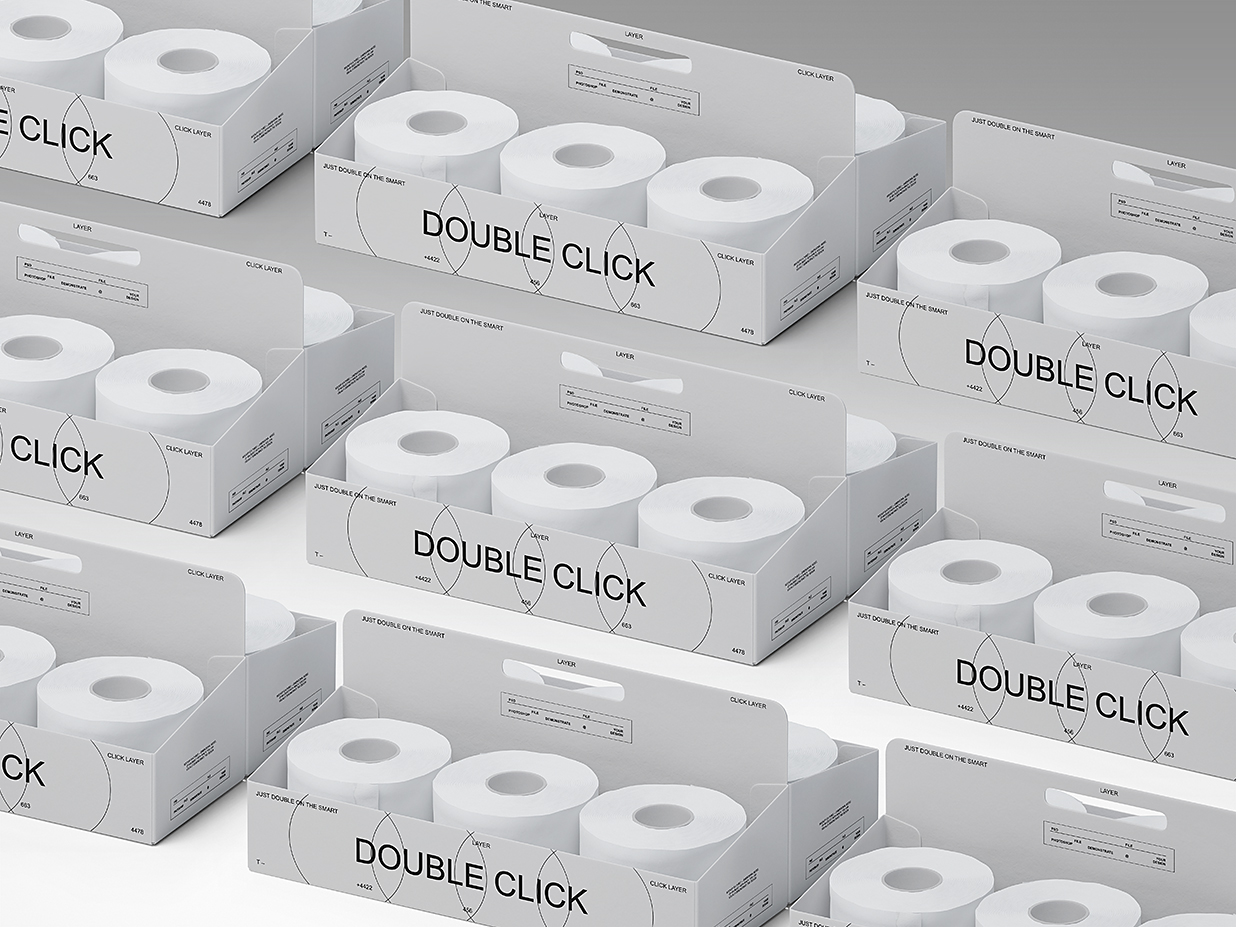 高质感卫生纸卷纸纸巾样机3组插图2