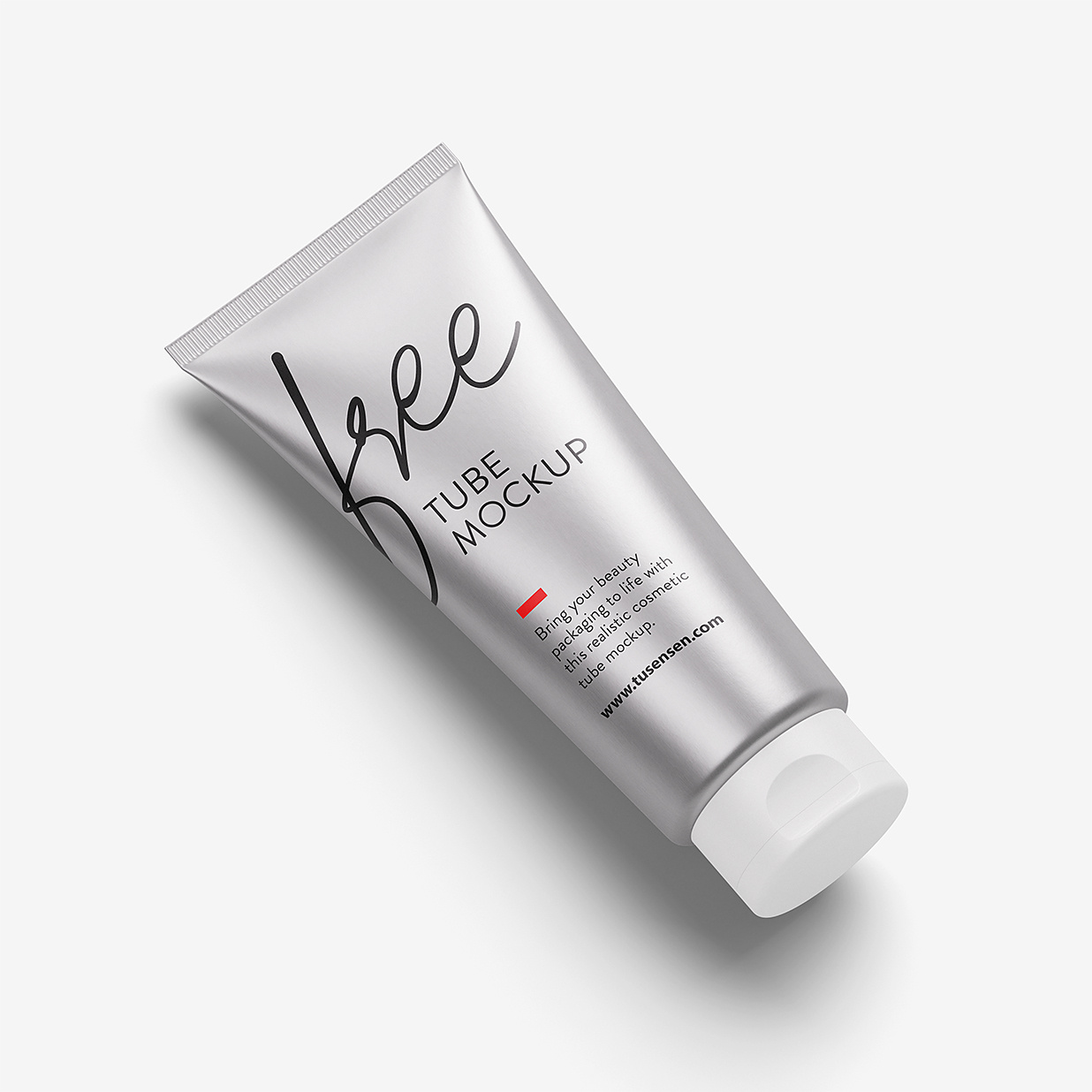 高质感金属洗面奶软管样机4组插图2